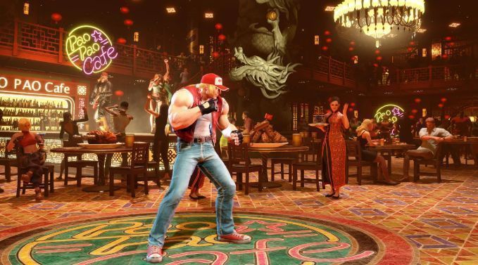 《街头霸王6》角色选择界面，多名格斗家列队待战，界面风格现代且充满动感