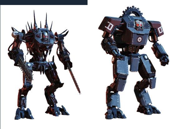 《绝地潜兵2》敌人属性界面截图，清晰标注机械毁灭者的生命值、损伤阈值及破甲等效数据