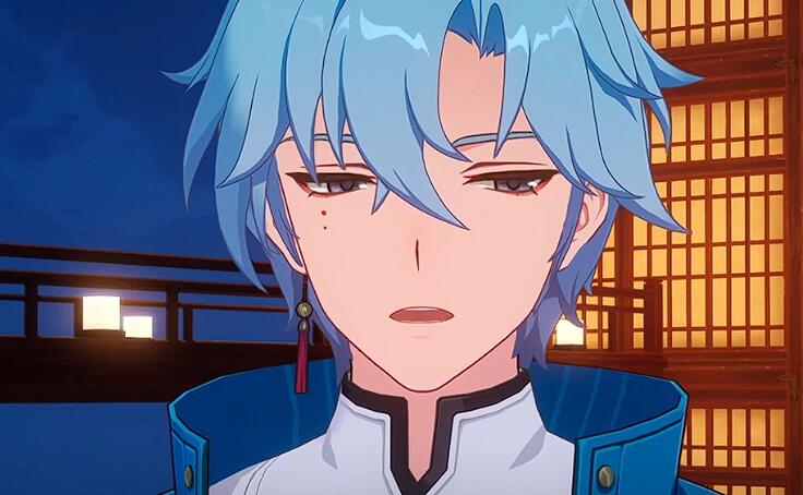 奥托与米斯莫背对站立于城市高台，夜景背景下水与雷元素环绕周身，象征双生力量的对立与融合