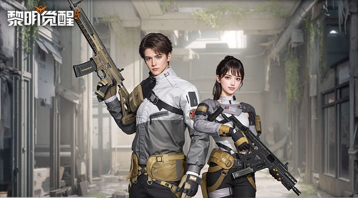 S10赛季主界面展示，背景为浮空城剪影，中央展示全新作战时装，界面充满科技感与动态光影