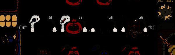 道具展示界面，多个发光物品排列在石台上，周围环绕着符文光效，凸显神秘感与功能性