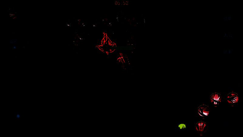 羽弥释放技能‘卑微愿望’，周身泛起紫色光芒，血量条回升并摆脱控制状态