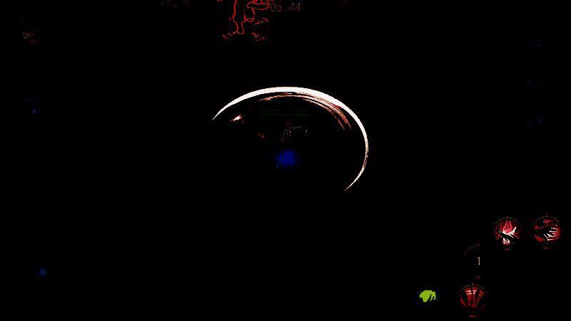 羽弥开启大招‘鸦神附体’，周身黑鸦盘旋，周围敌人被高高击飞