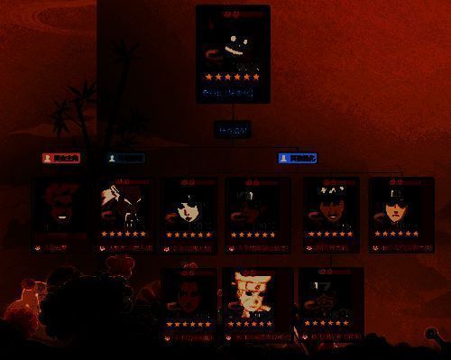 奇拉比搭配阵容示意图，标注各忍者站位与配合逻辑