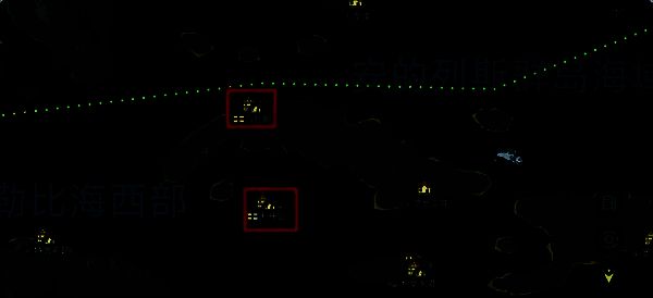 大开曼岛渔场实景画面，玩家角色正在进行垂钓操作