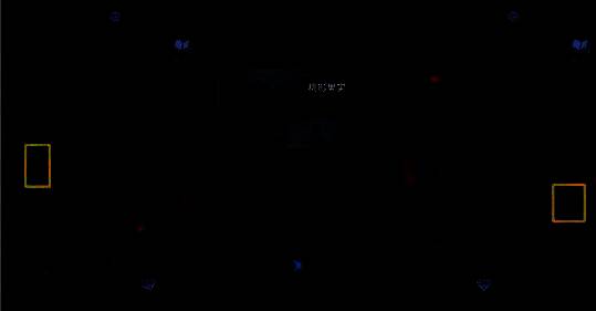 聂莫琪视角下拾取桃形果实的瞬间，树上藤蔓密布，果实泛着诡异红光