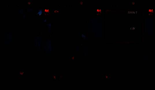 不倒翁小游戏界面，符咒飘动提示方向，玩家正在进行操作