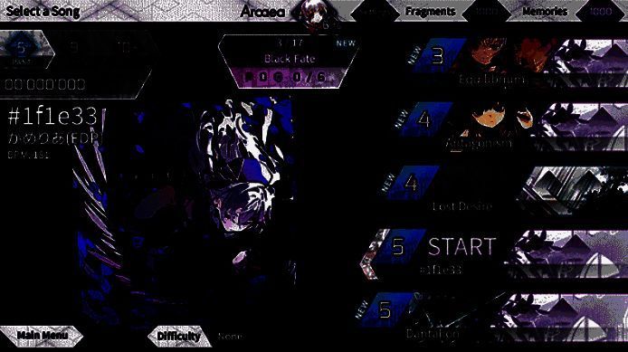 游戏内商店页面截图，显示多首打折歌曲，价格标注清晰，界面科技感十足