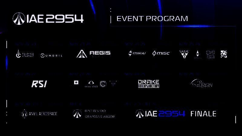 航展现场的虚拟展台布置精美，飞船模型悬浮展示，玩家角色在周围互动