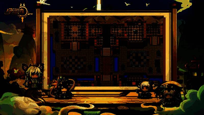 莱茵斯赫尔城镇全景，黄沙掩映下的古老建筑群，夕阳映照出金色光辉