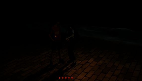 宝姐投掷飞刀的瞬间，刀光闪烁，身形紧随其后准备近战