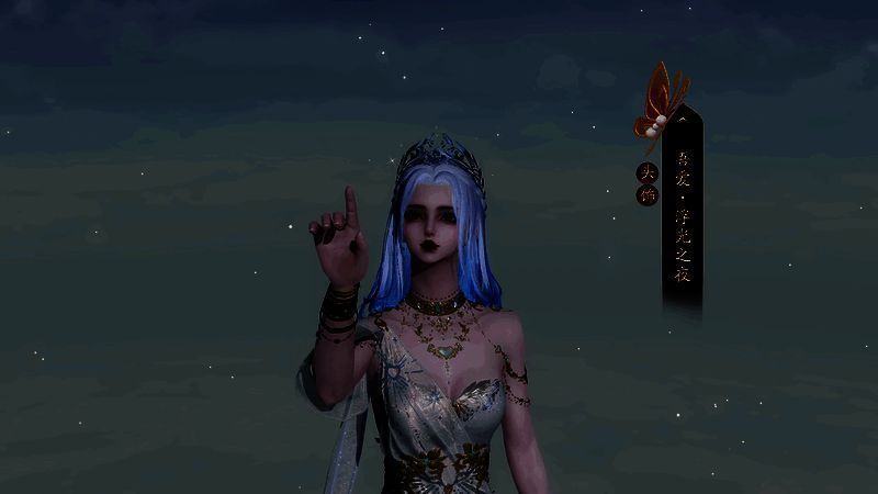 【吾爱·浮光之夜】头饰特写，金属花冠上镶嵌多颗宝石，闪耀夺目