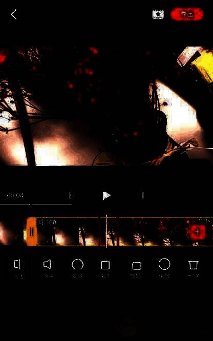 第二次分割操作，确定慢动作片段的结束位置