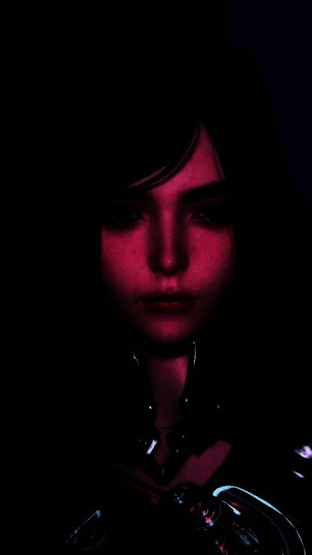 低角度仰拍，角色背对镜头走向远方，充满叙事感