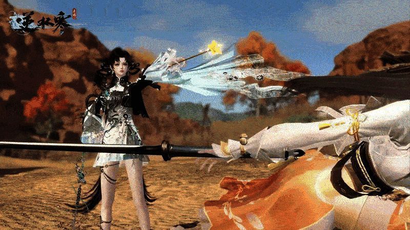 AI角色独自在城镇中行走，与其他NPC交谈，头顶显示‘今日见闻’提示框