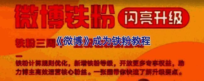 微博铁粉等级对照表示意图，展示不同粉丝等级的互动要求与权益