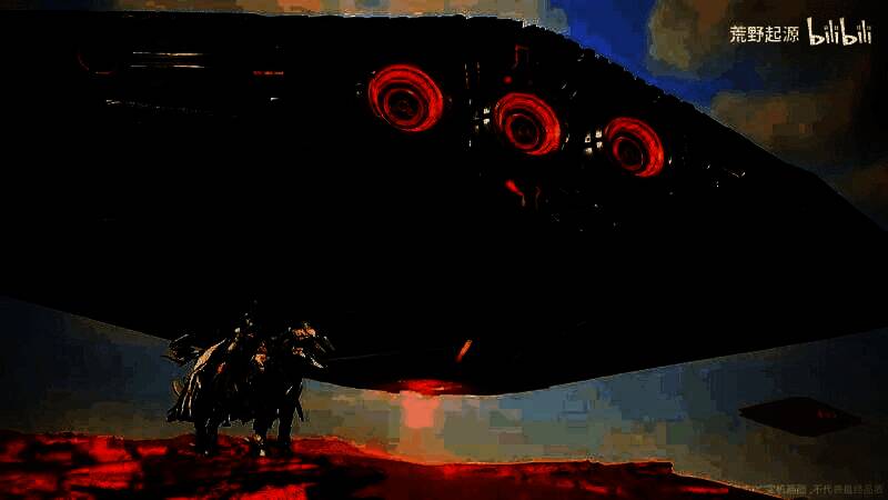 角色攀爬在巨大机械蜘蛛身上进行攻击，特效炫目