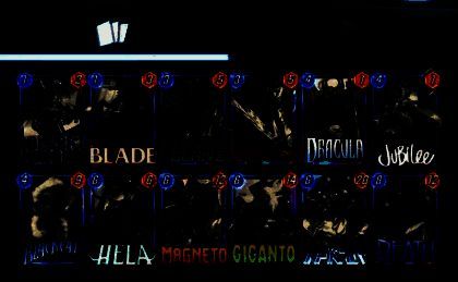 玩家展示的全黑白特效海拉卡牌，背景为墨色，粒子为黑色爆裂特效