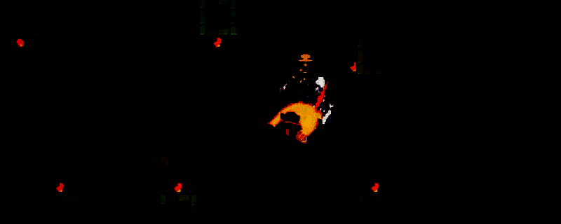 Felbound游戏主界面展示，暗黑风格背景中角色手持双刃，技能特效环绕，整体氛围紧张刺激