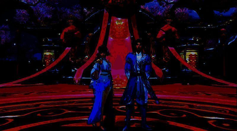 比翼鸟武魂精魄特效展示，双鸟环绕角色飞行，光影华丽，极具浪漫视觉冲击