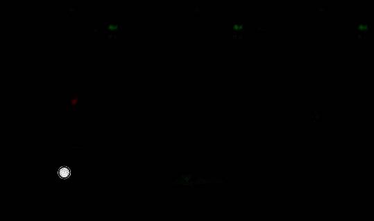 绿色盒子打开后内部结构展示，包含可移动的按钮槽位和提示箭头，体现倒序逻辑