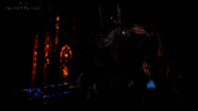 《战锤40K：星际战士2》角色自定义界面截图，展示新加入的彩色镜片选项和新皮肤预览