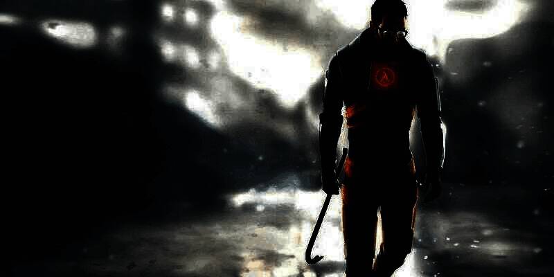 《半条命2》早期概念图展示类似布拉格的城市景观，建筑风格融合东欧元素与未来科技感