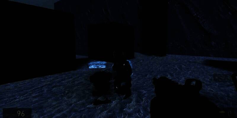 《半条命2》早期概念草图展示联合军基地与荒原地形，画面充满末世废土气息