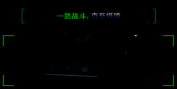 机械战警与一名喷气背包敌人在空中交火，火花四溅，背景为破碎的玻璃幕墙