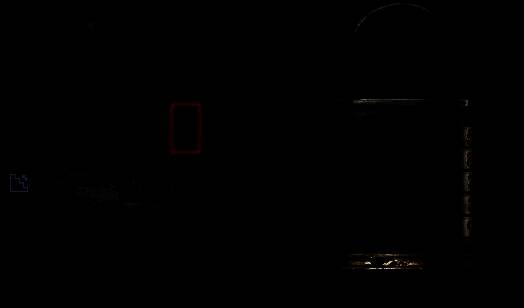 木门被打开后露出漆黑房间内部，门缝透出微弱红光，气氛诡异