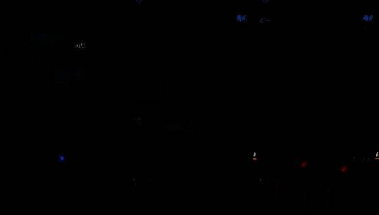 一楼供桌特写，画纸与香已放置到位，烛光摇曳，气氛诡异