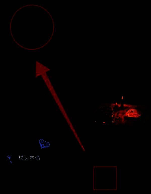 木偶做出张口睁眼动作