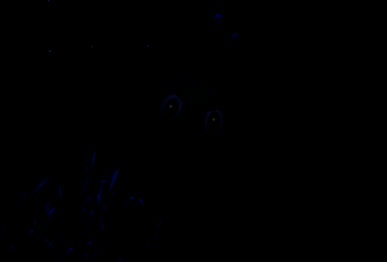 飘飘花在黄叶树林中悬浮飞行的场景，周围有微光粒子特效