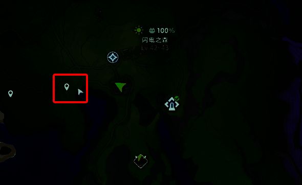 玩家操控角色使用火系宠物点燃机关，触发弹射台飞向悬崖上方的场景