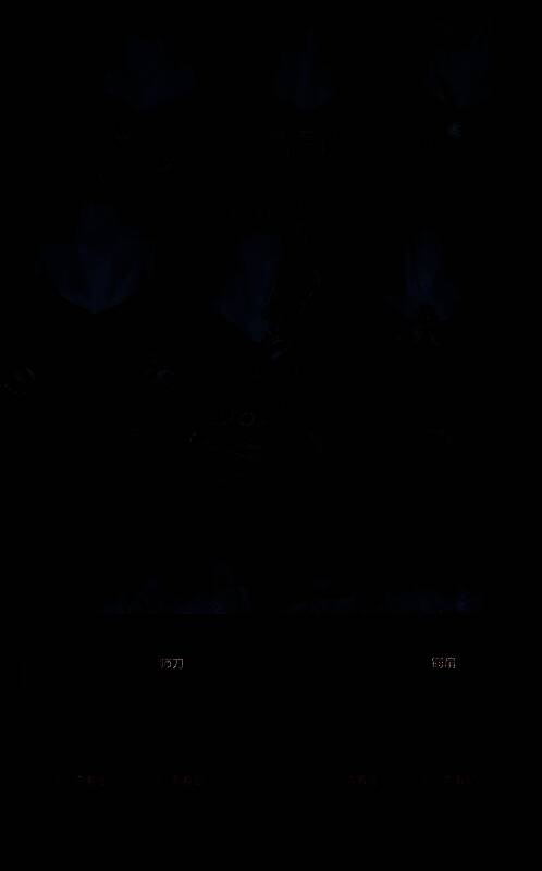 莫琪从雕像底座取出铜扇与小木刀，动作谨慎