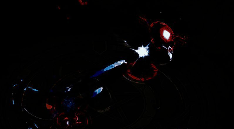 零真在团战中站位靠后，双枪齐发，鬼火如雨点般洒落，多名敌人被同时击中并倒下