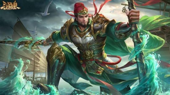 界徐盛‘江东铁壁’皮肤展示，重铠加身，盾墙矗立，凸显坚不可摧的防御气场