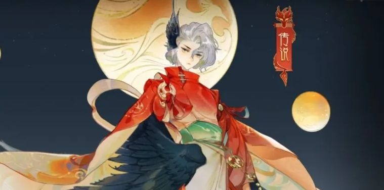 金乌技能界面展示：大招释放时火焰席卷全场，敌人头顶显示‘灼烧’与‘减速’状态图标