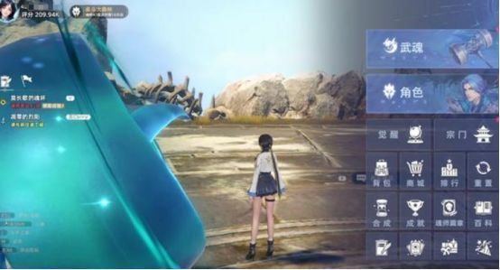 游戏内魂师界面截图，显示武魂信息与重生按钮位置