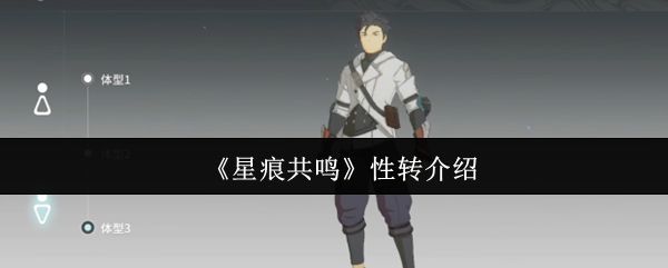 《星痕共鸣》角色创建界面预览图，展示初始角色形象与选择选项