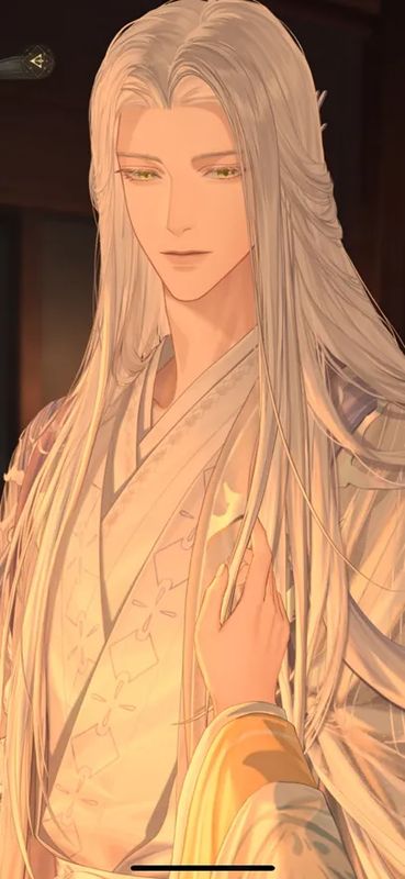 《代号鸢》第一人称剧情画面，全屏无UI，模拟真实视角抓取头发动作