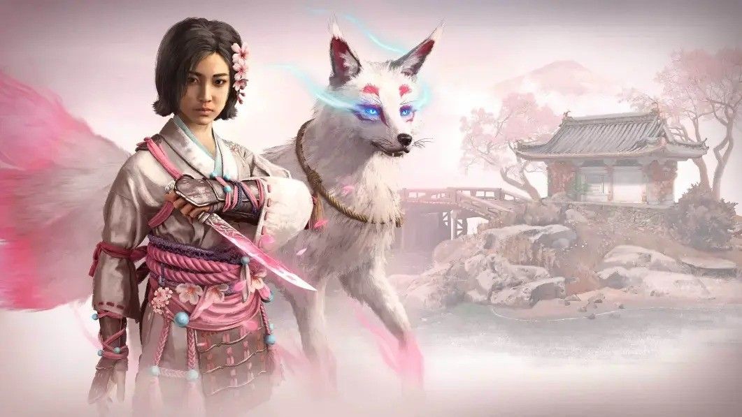 弥助全身视角展示，粉色盔甲搭配黑色内衬，风格夸张引人注目