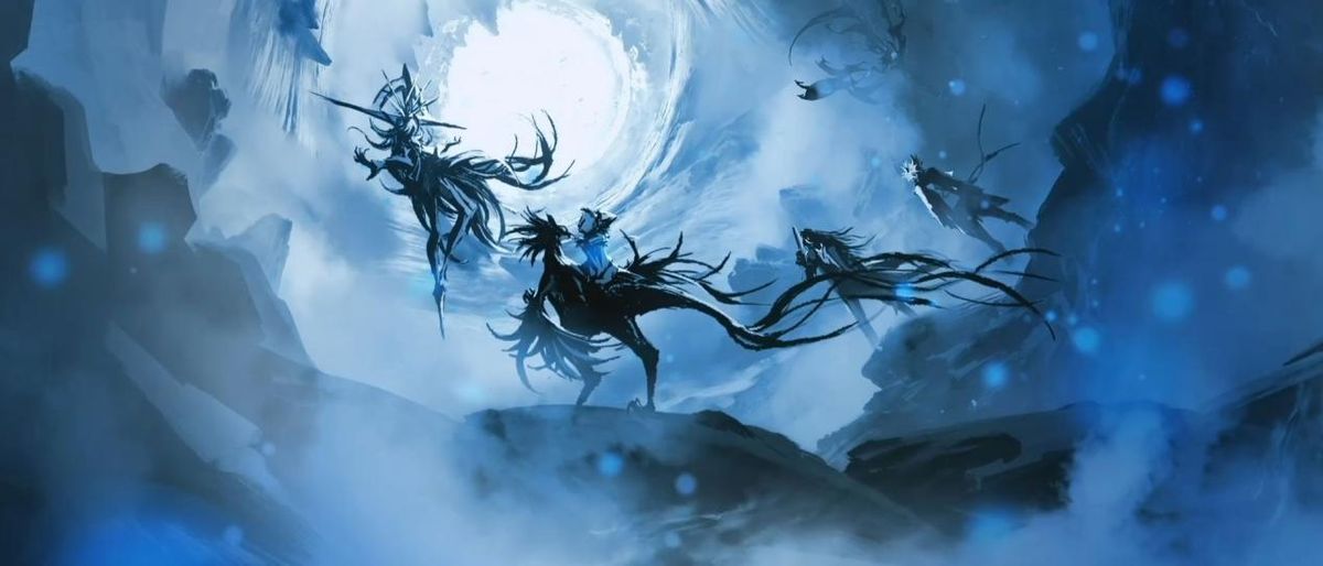 玩家手持迦勒底护照在展区内打卡盖章，背景为FGO主题展板