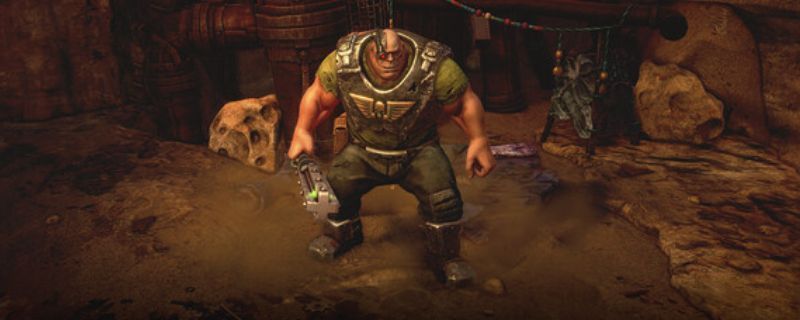 《战锤40K：黑暗异端》游戏主视觉图，展示审判官与武装特工在阴暗城市中行进，背景充满哥特式建筑与宗教标语