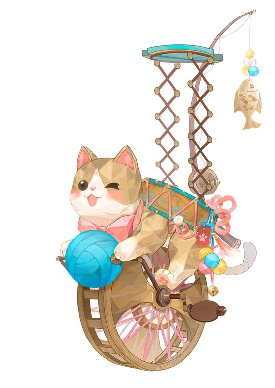 三款猫咪主题挂饰展示：大橘大利、喵源广进、招咪进宝，造型圆润可爱，带有浓厚节日喜庆气息