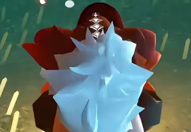 光遇角色佩戴月亮耳坠与小熊猫斗篷的全身展示，整体造型协调且富有夜行季神秘感