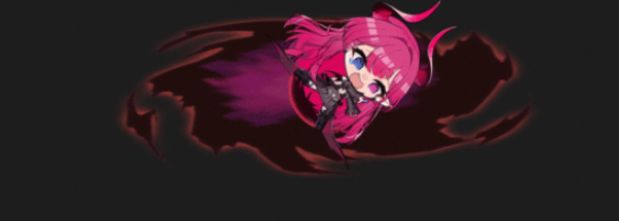 梅克琳达角色对话界面，身穿魔女风格战舰制服，手持法杖状指挥仪，背景浮现飞行符文