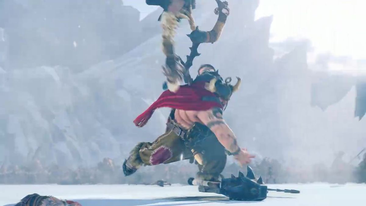 食人魔厨师正在烹煮战俘，场景既恐怖又带黑色幽默