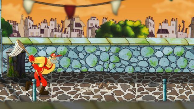 开发者手绘稿展示，多张猫咪角色设定图排列在泛黄纸张上