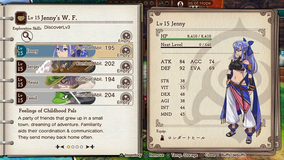 战斗界面展示，主角使用千里眼能力观察敌人，屏幕分裂显示双重视角